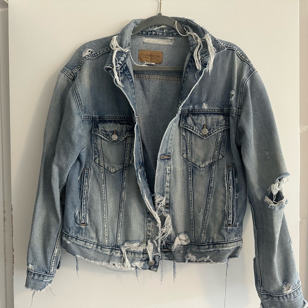 Ralph Lauren Denim & Supply Destructed Jean Jacket